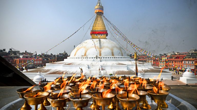 Serene White Pagoda