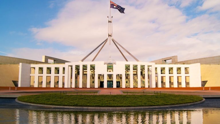 Parliament Building in Canberra