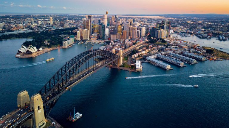 Aerial View of Sydney Harbour
