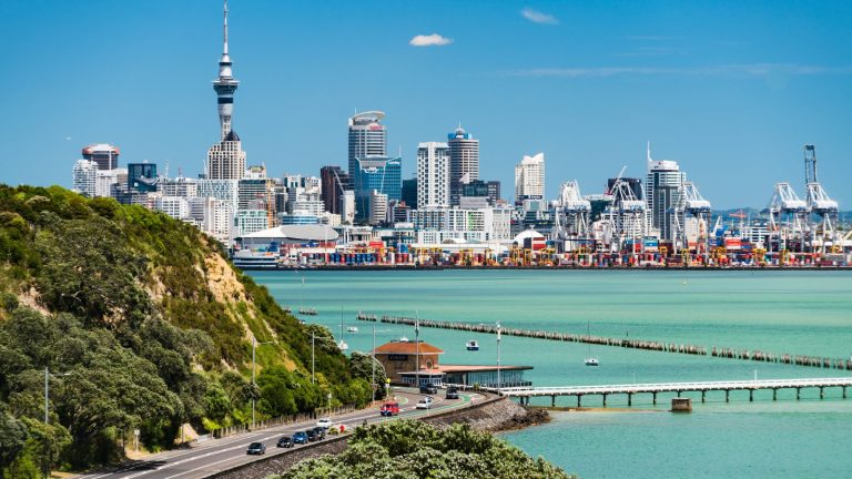 Auckland City Skyline
