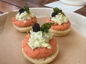 Caviar appetizer