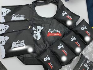 Custom made goodies bag