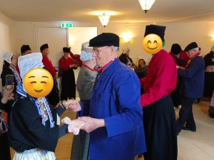 Traditional dance with the people of Amsterdam
